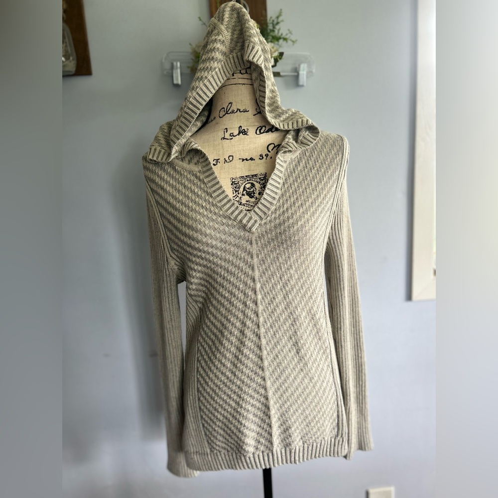 Eddie Bauer hoodie pullover knit sweater urban street‎ wear preppy